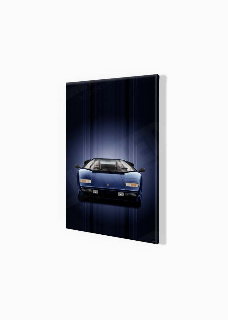 Lamborghini Countach (blue, blue)
