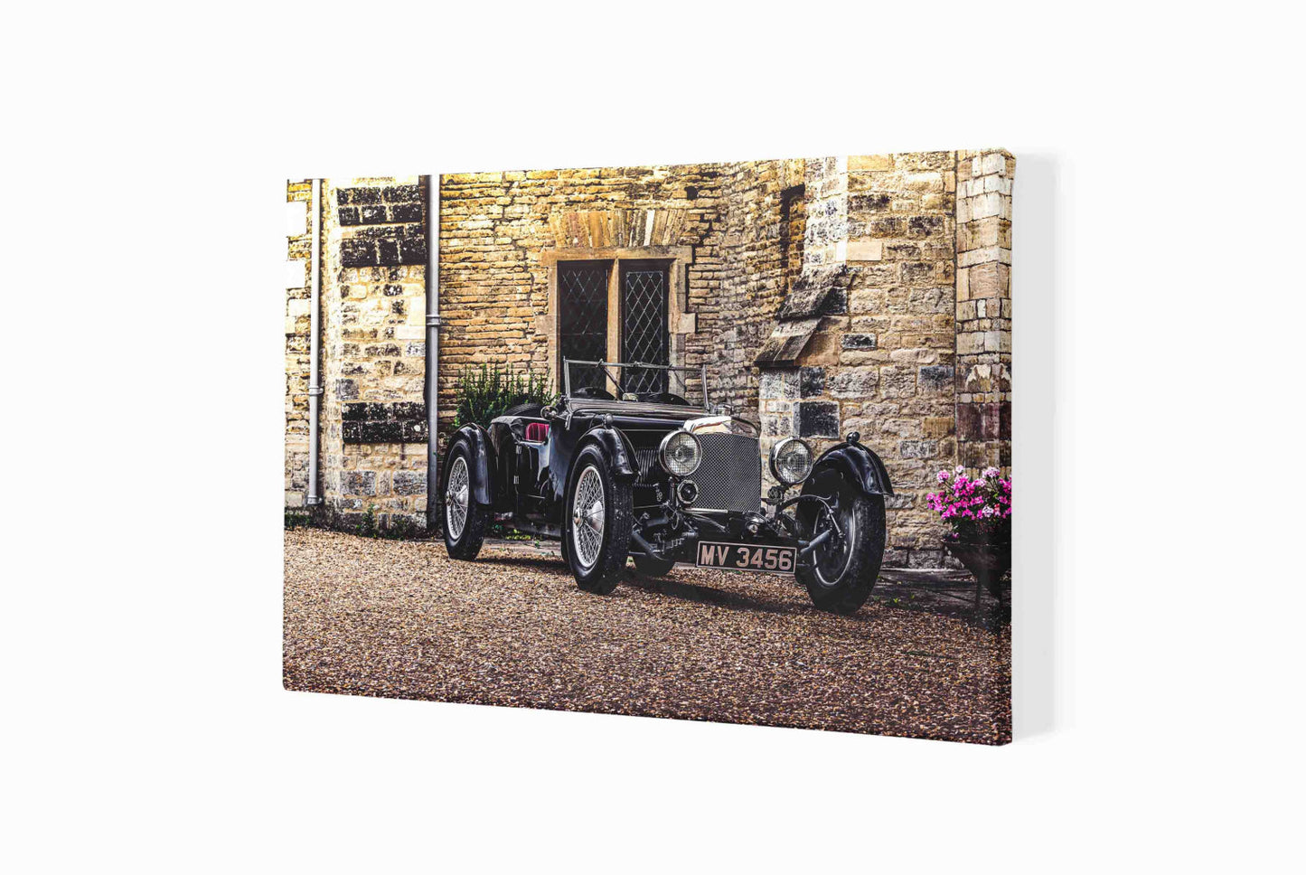 Aston Martin Short Chassis Le Mans 1933 at Turvey Abbey (Departure)