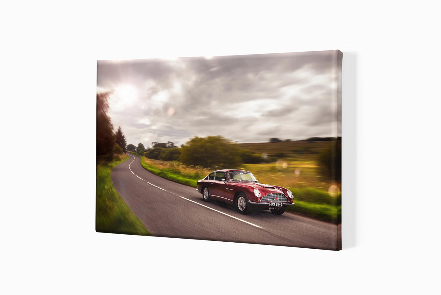 Aston Martin DB6 in the Mendips