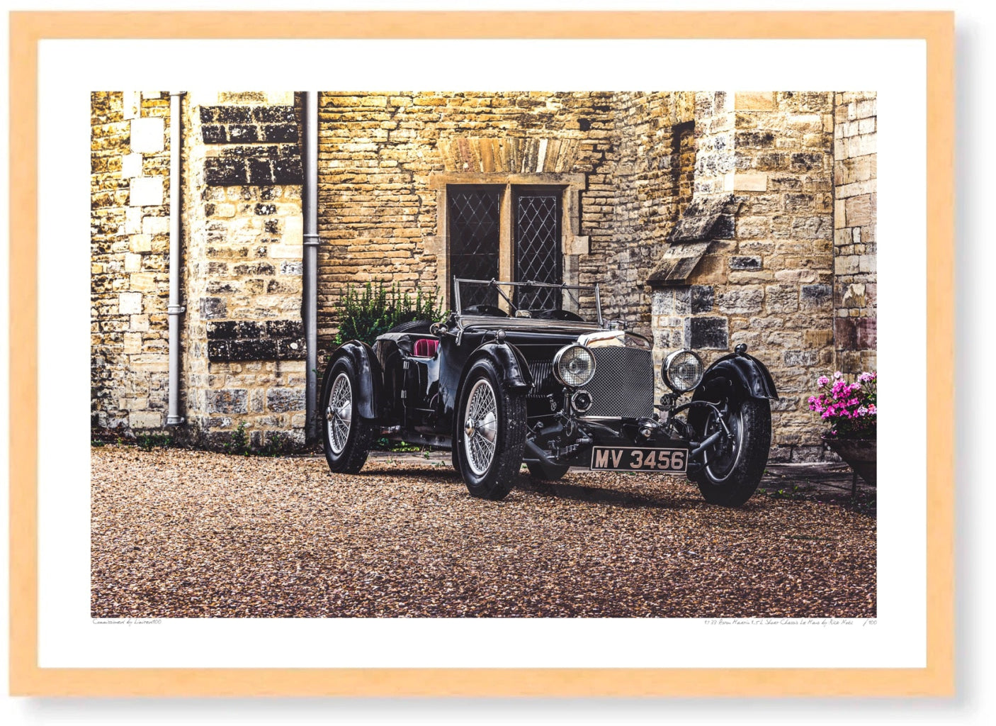Aston Martin Short Chassis Le Mans 1933 at Turvey Abbey (Departure)
