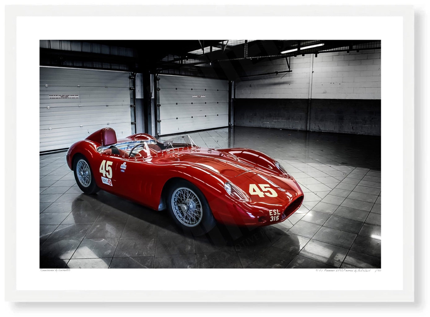 1957 Maserati 250S by Fantuzzi at Silverstone Classic
