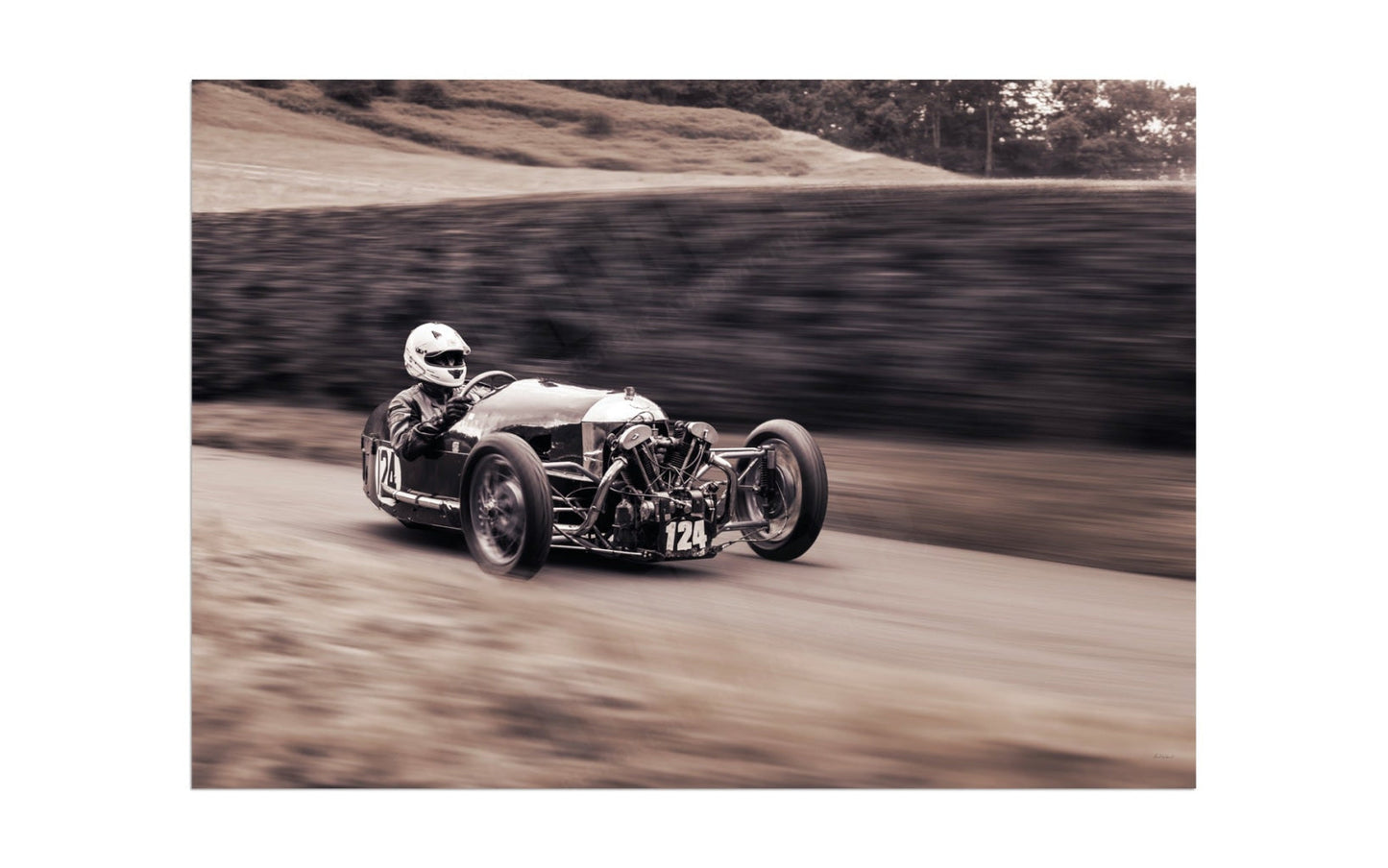 Morgan 3 Wheeler at Shelsley Walsh Hill Climb
