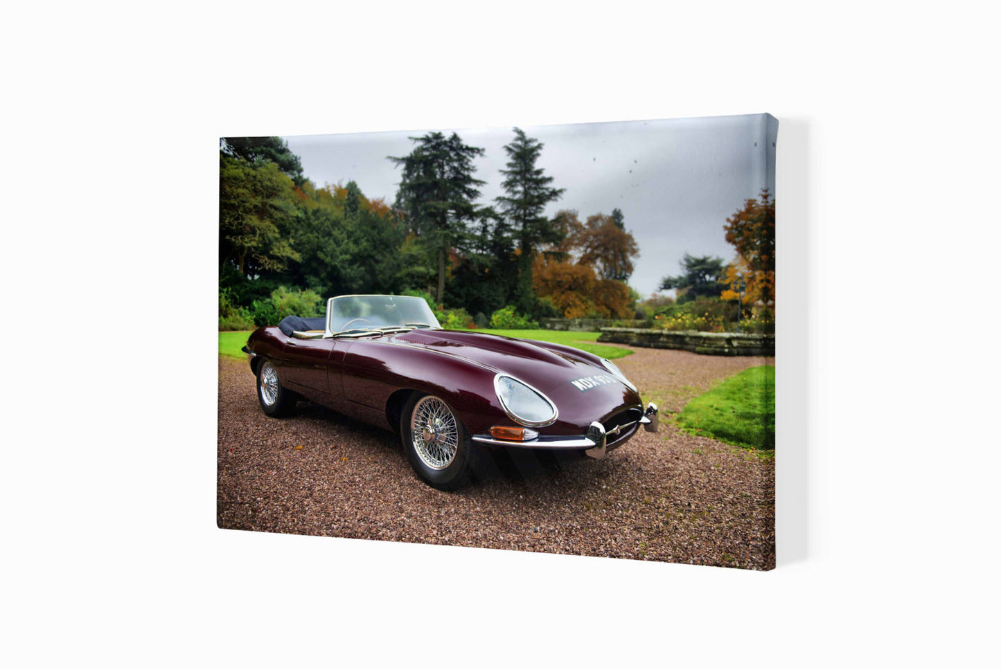 Jaguar E-Type in the Cotswolds