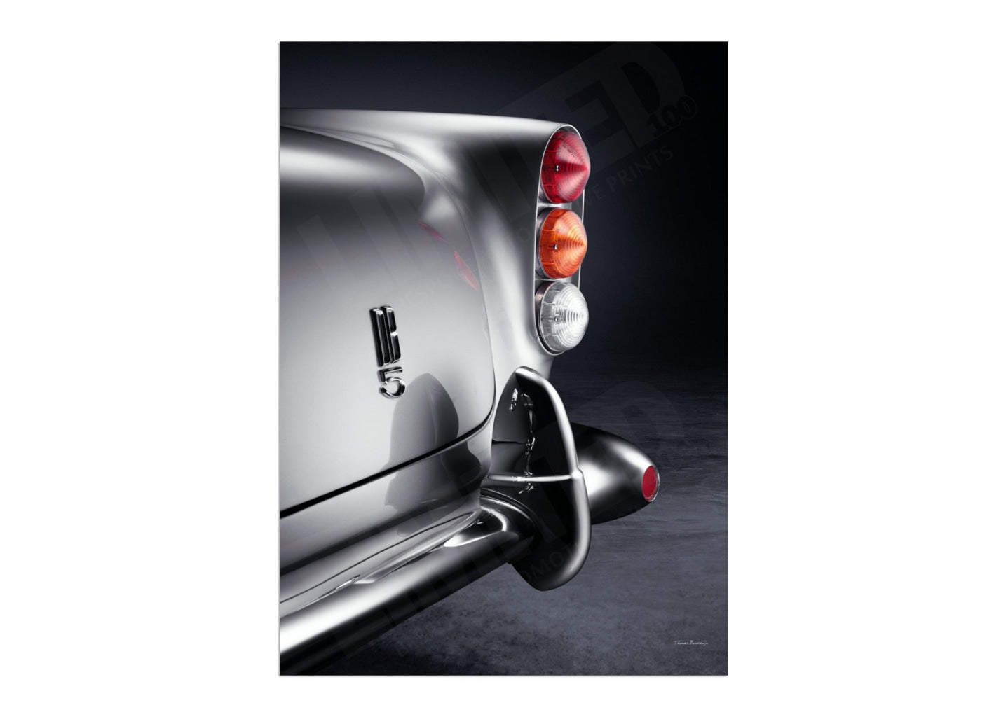 Aston Martin DB5 (detail, rear)