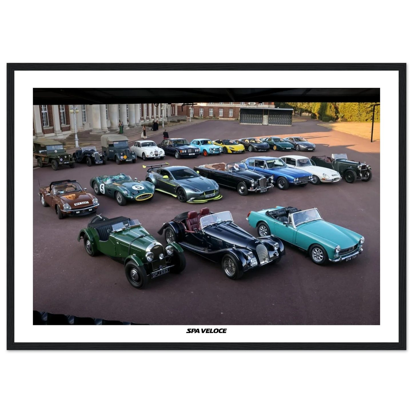 Spa Veloce Classic Semi-Glossy Paper Wooden Framed Print