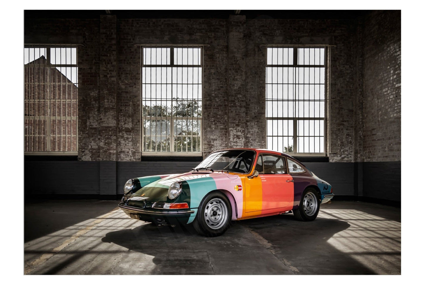 1965 Porsche 911 Paul Smith 'art car' at Bicester Heritage