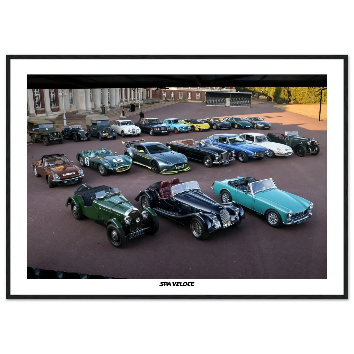 Spa Veloce Classic Semi-Glossy Paper Wooden Framed Print