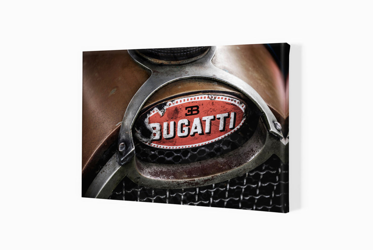 Bugatti badge detail