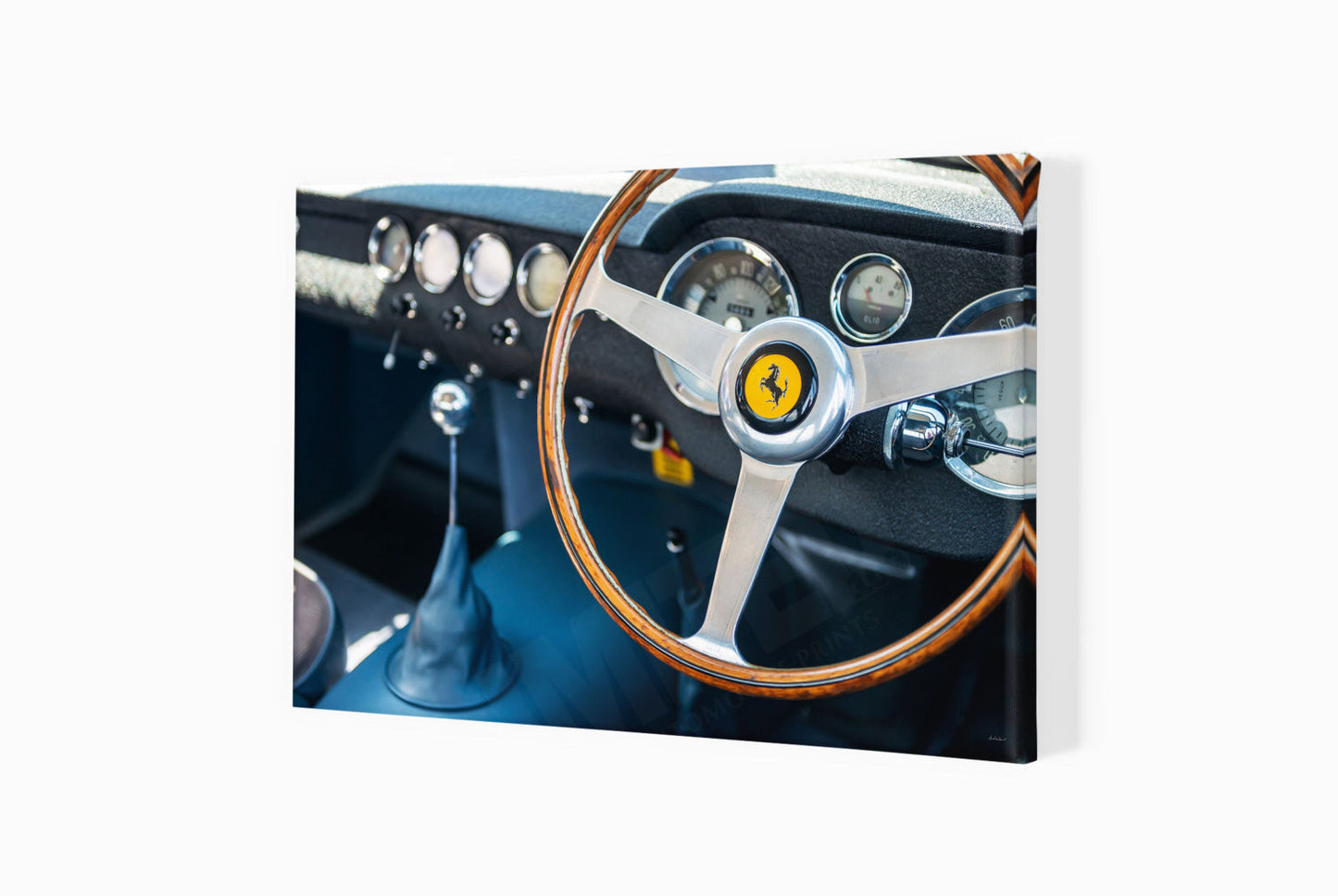 Ferrari 250 GT SWB (Stirling Moss car) at Shelsley Walsh [interior]
