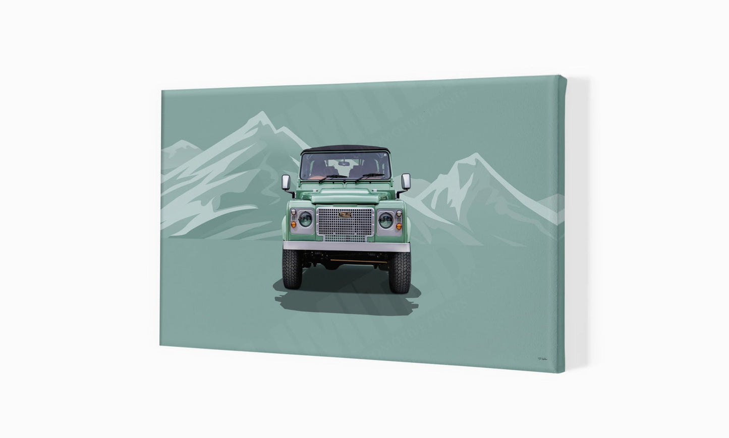 Land Rover Defender Legacy 90 Heritage (green mountains)