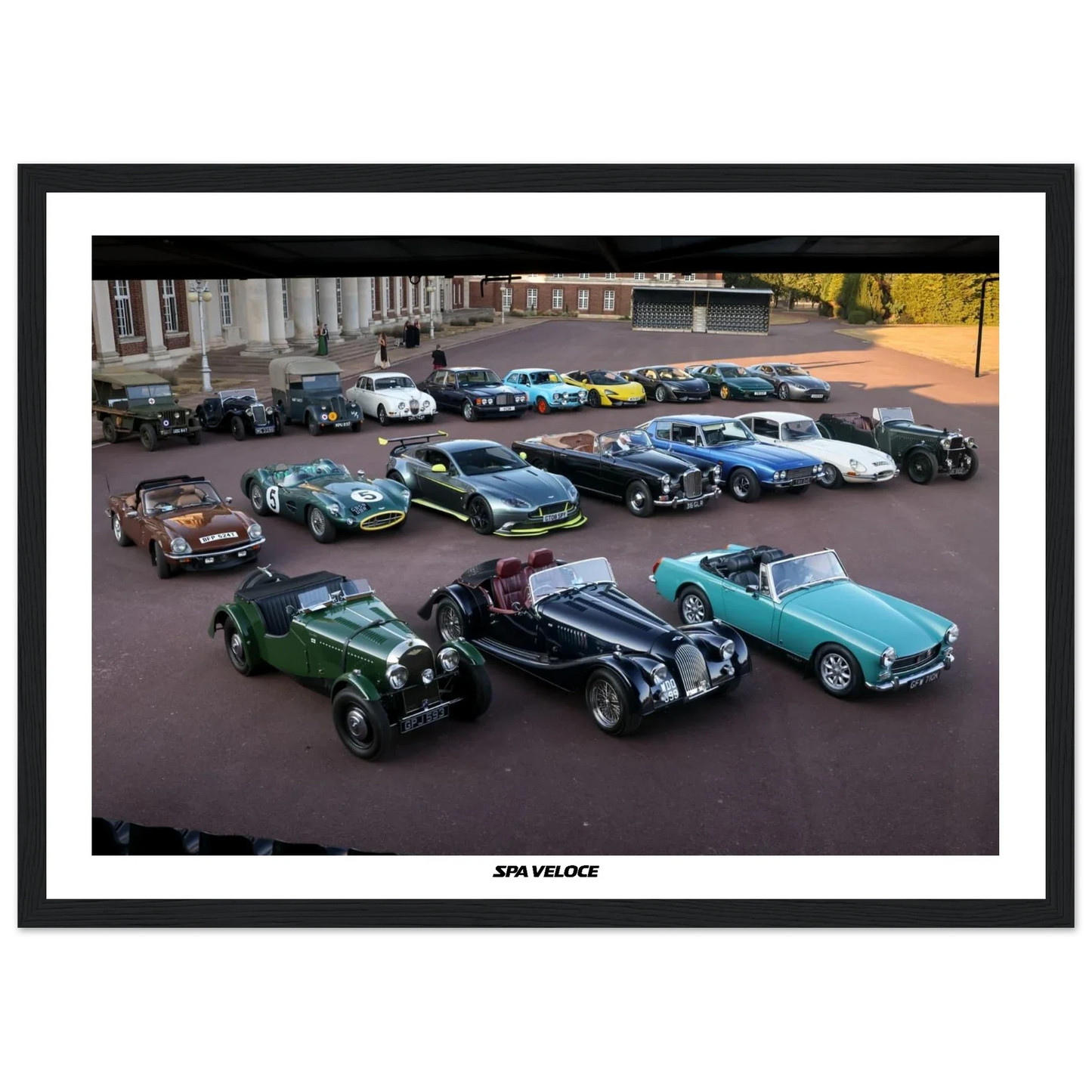 Spa Veloce Classic Semi-Glossy Paper Wooden Framed Print