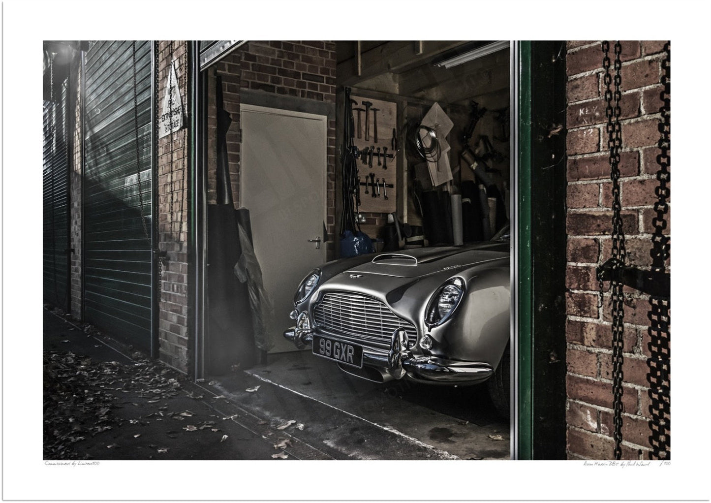 Aston Martin DB5 at Bicester Heritage