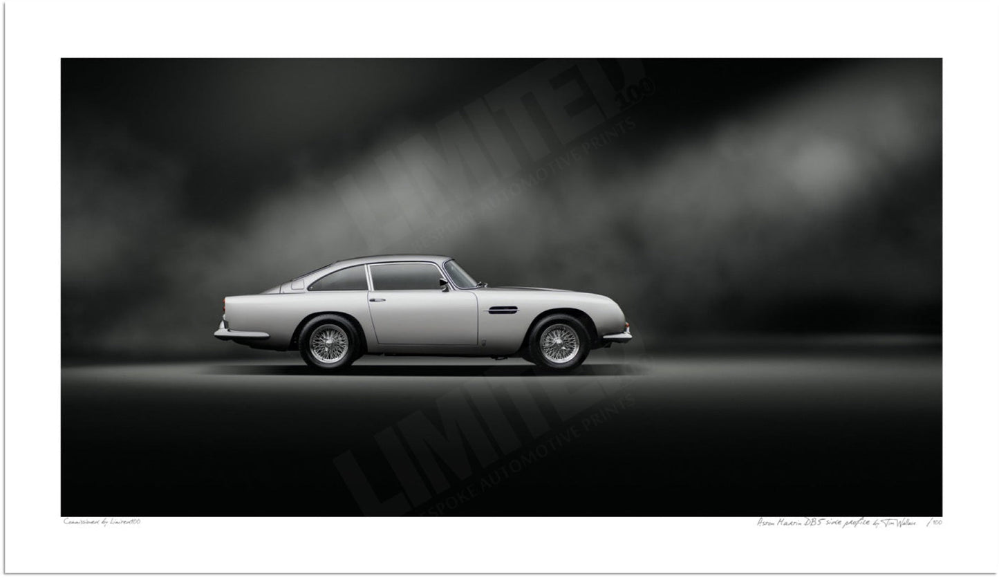 Aston Martin DB5 side profile (studio)