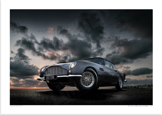Aston Martin DB6 sunrise