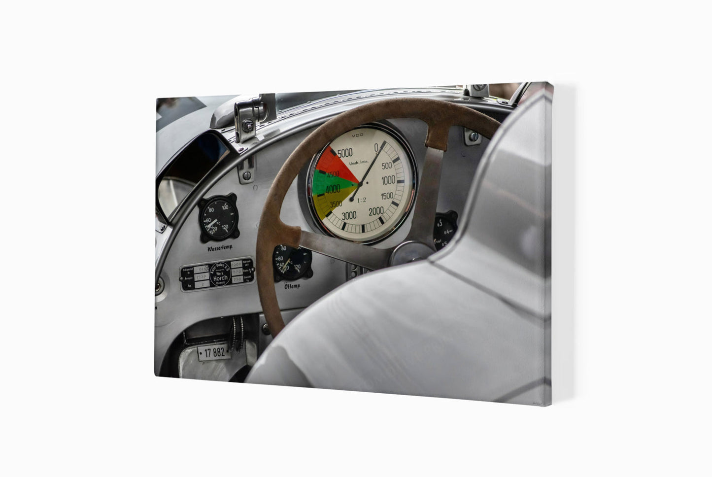 1936 Auto Union Type C V16 at Shelsley Walsh Hill Climb (dash)