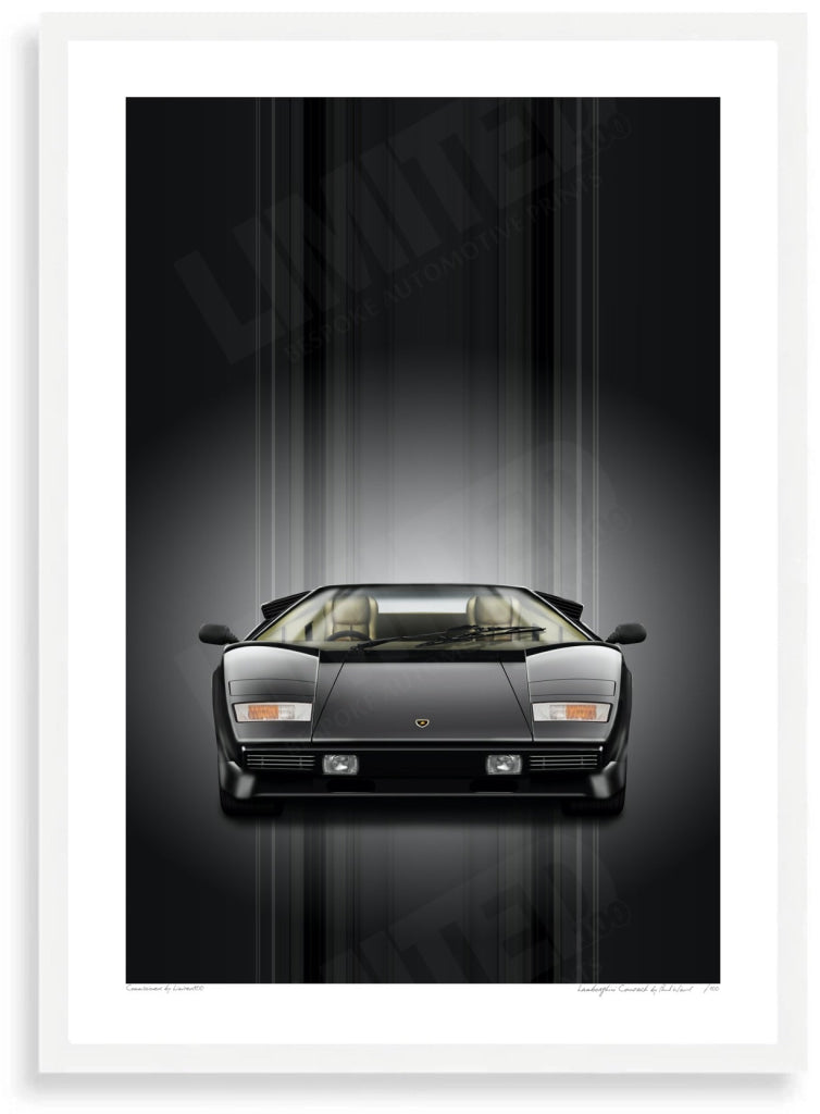 Lamborghini Countach (black, black)