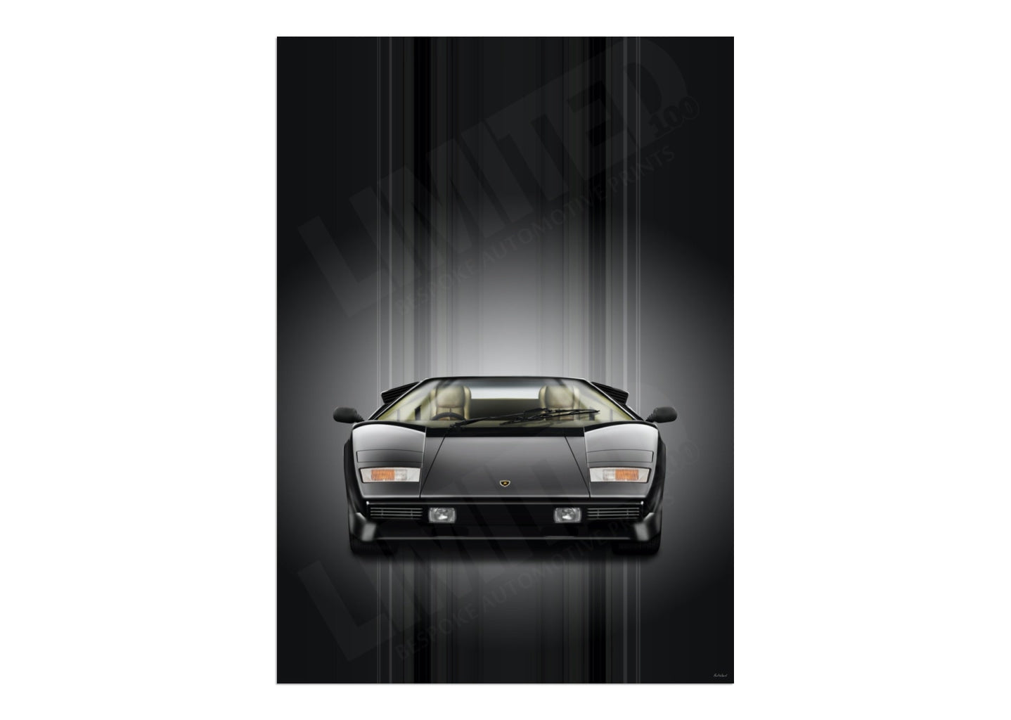 Lamborghini Countach (black, black)