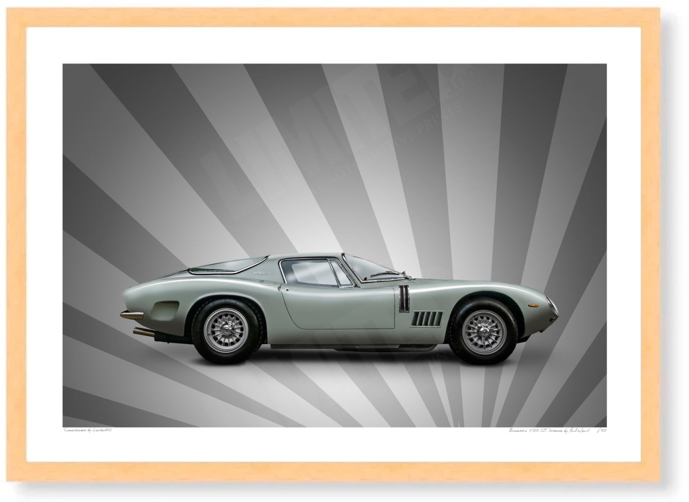 Bizzarrini 5300 GT Strada (silver stripes)