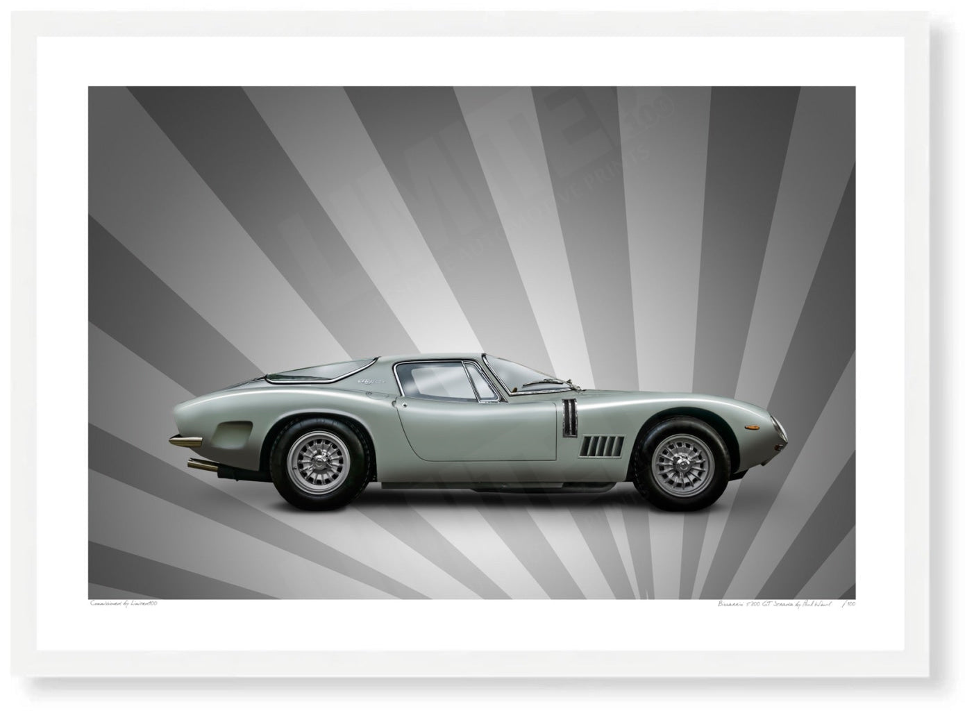 Bizzarrini 5300 GT Strada (silver stripes)