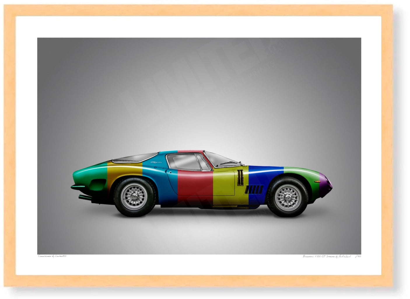 Bizzarrini 5300 GT Strada (stripes)