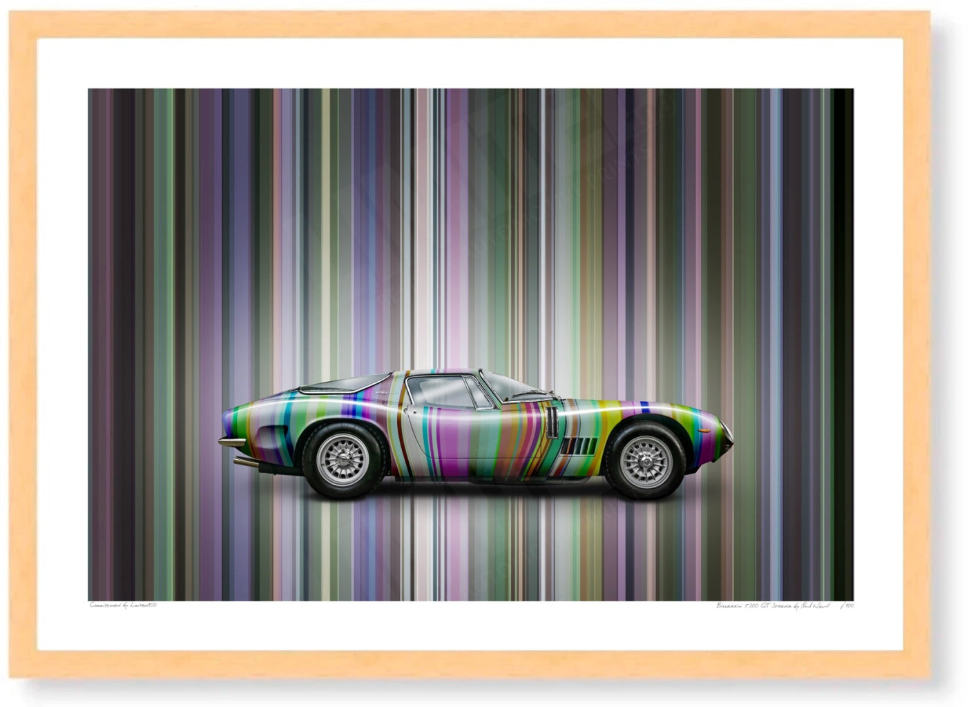 Bizzarrini 5300 GT Strada (technicolour stripes)