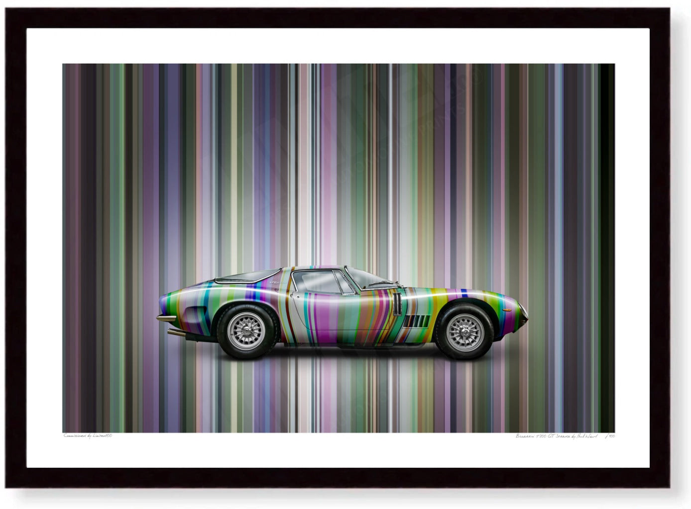 Bizzarrini 5300 GT Strada (technicolour stripes)