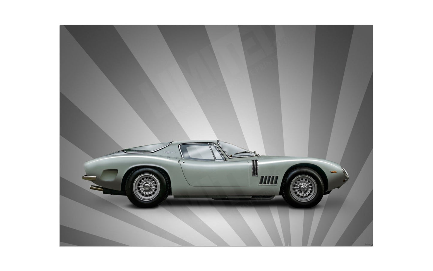 Bizzarrini 5300 GT Strada (silver stripes)