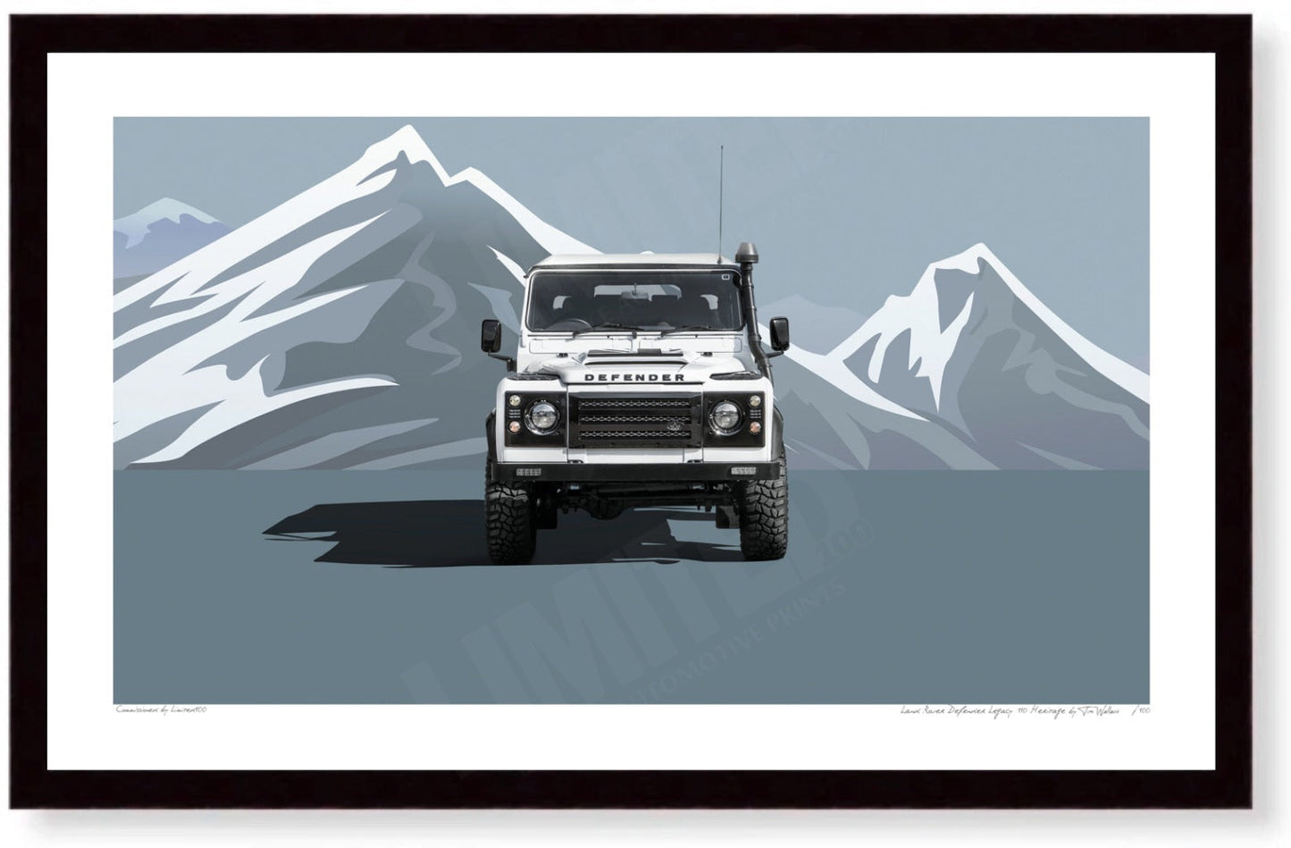 Land Rover Defender Legacy 110 Heritage (blue mountains)