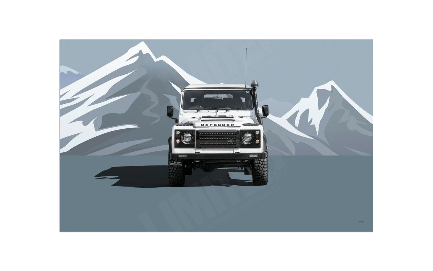 Land Rover Defender Legacy 110 Heritage (blue mountains)