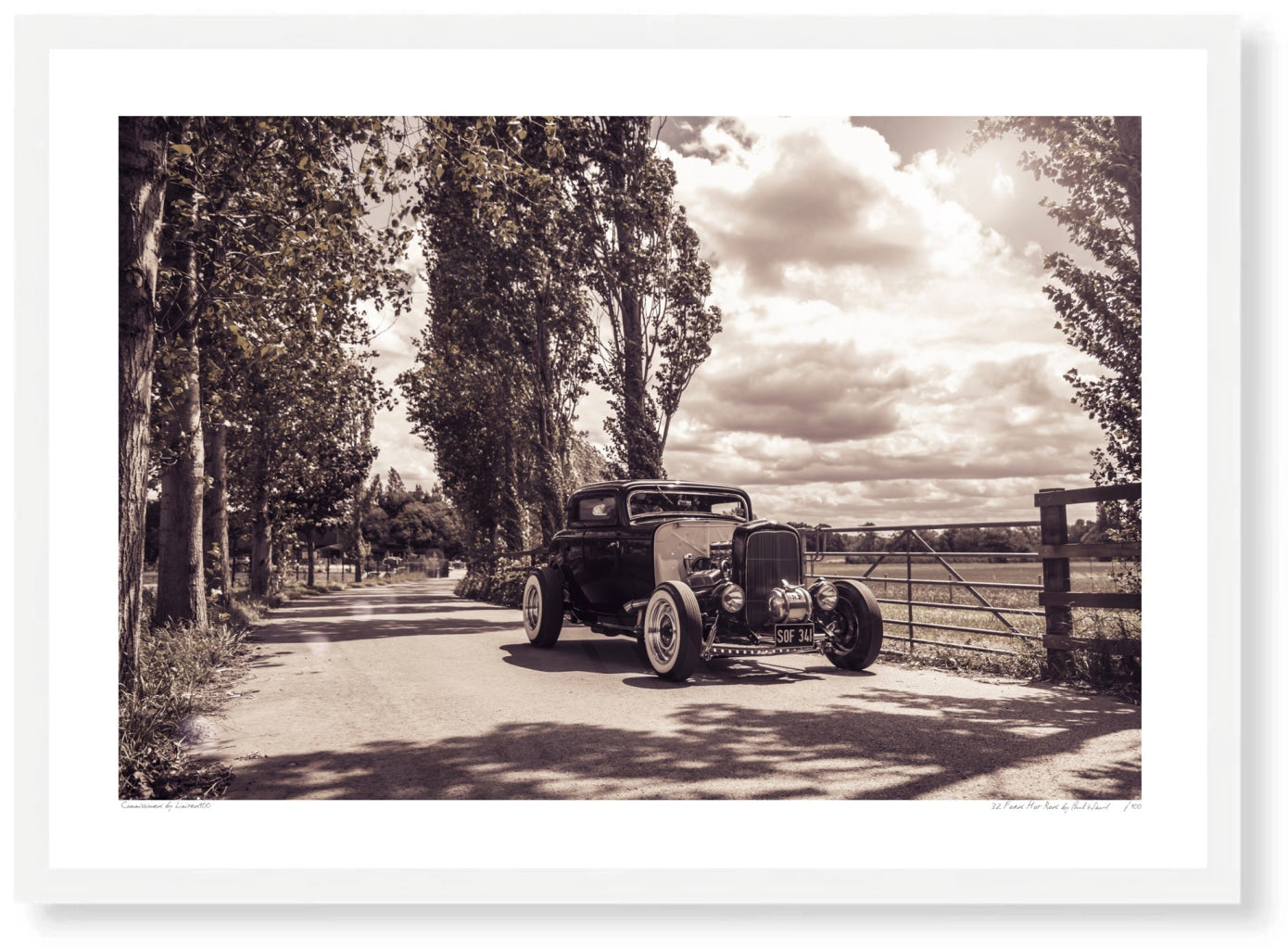 1932 Ford Hot Rod at Statfold Barn Railway