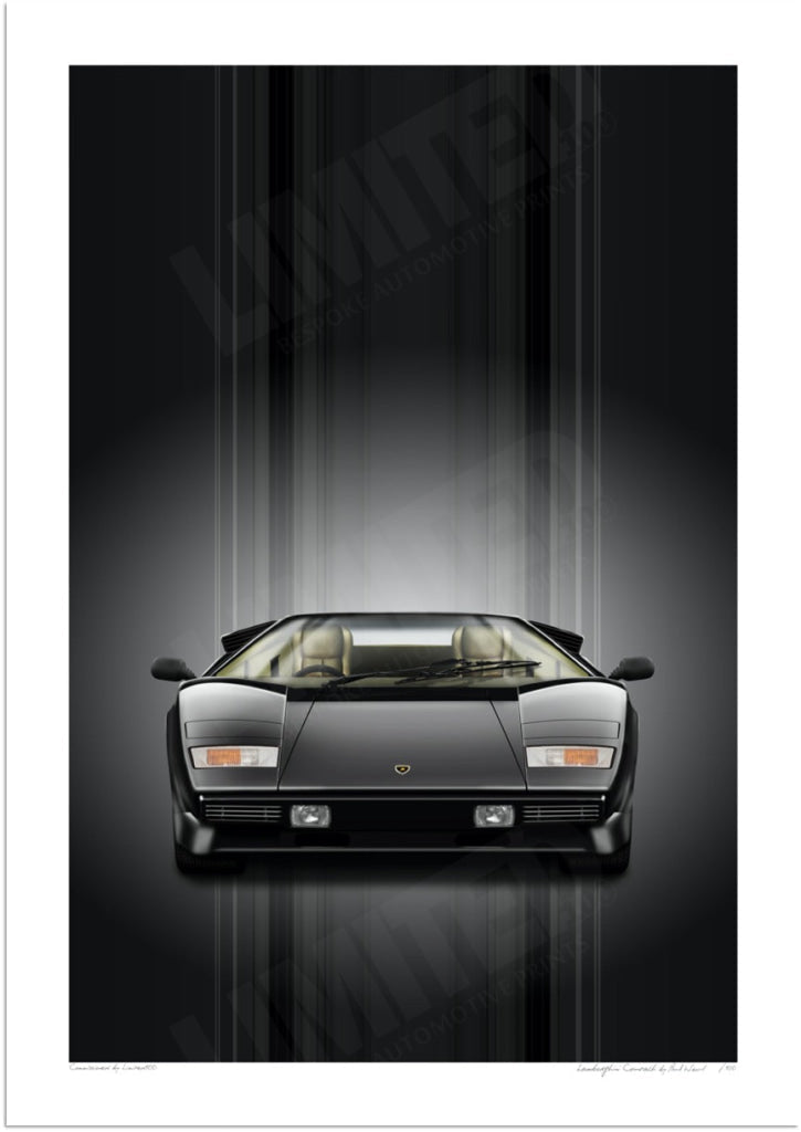 Lamborghini Countach (black, black)