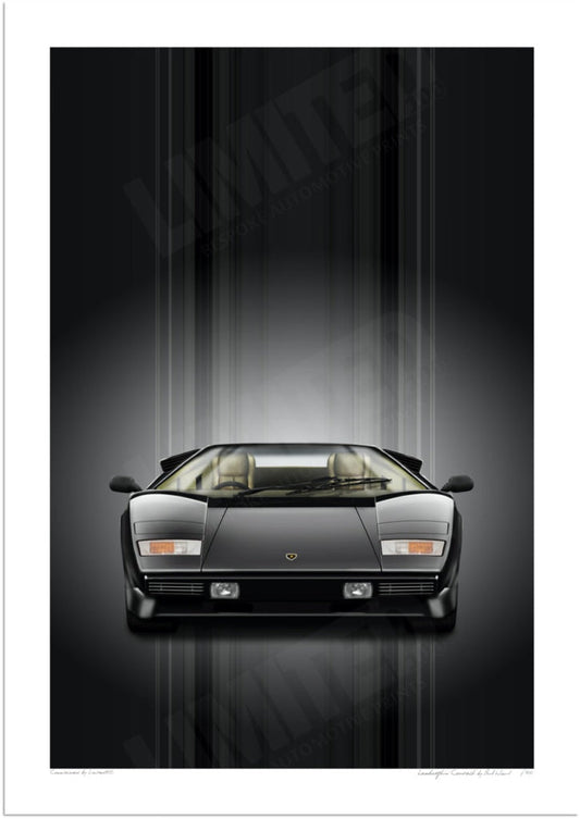 Lamborghini Countach (black, black)