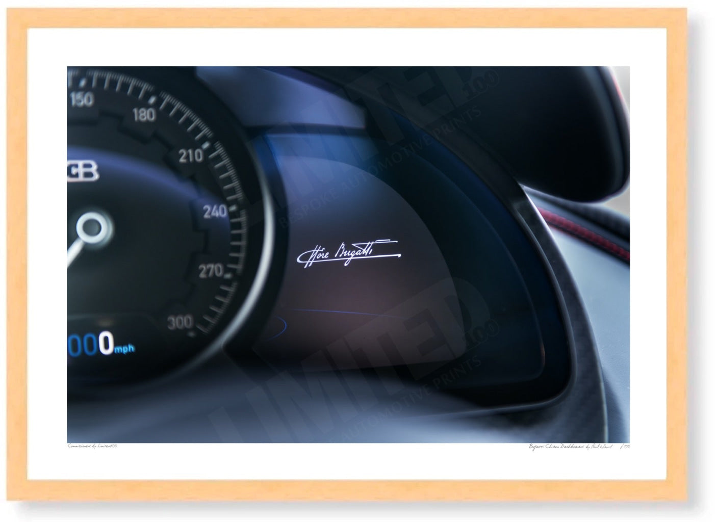 Bugatti Chiron Dashboard