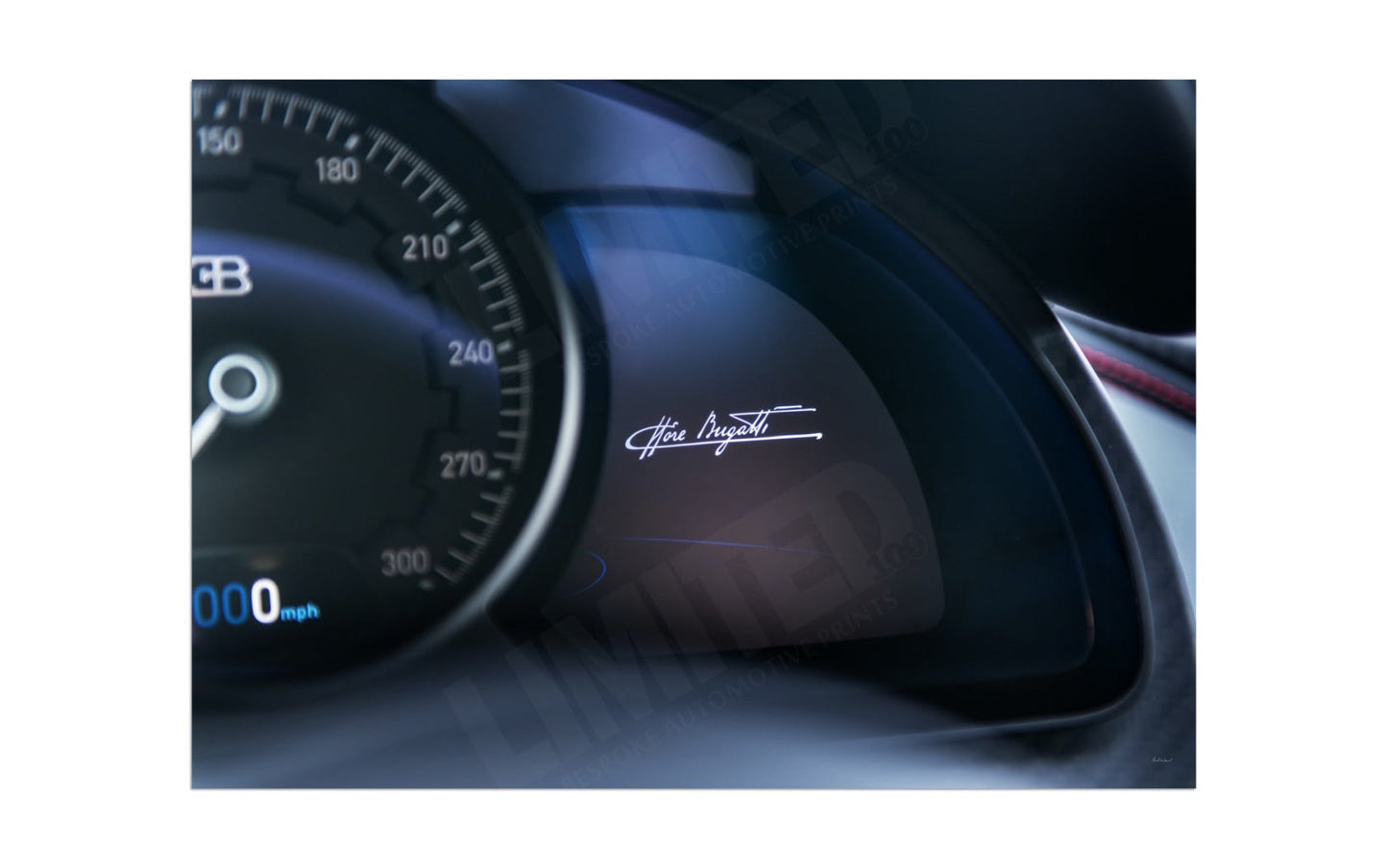 Bugatti Chiron Dashboard
