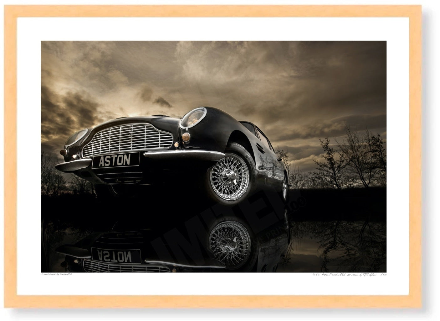1965 Aston Martin DB6 at dawn