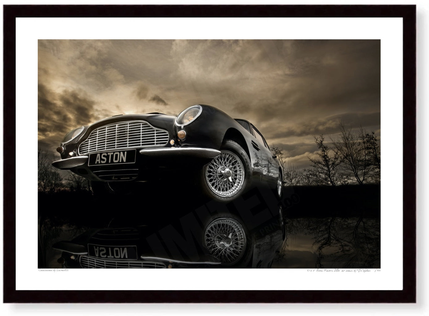 1965 Aston Martin DB6 at dawn