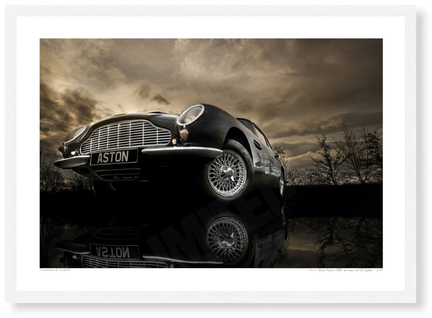 1965 Aston Martin DB6 at dawn