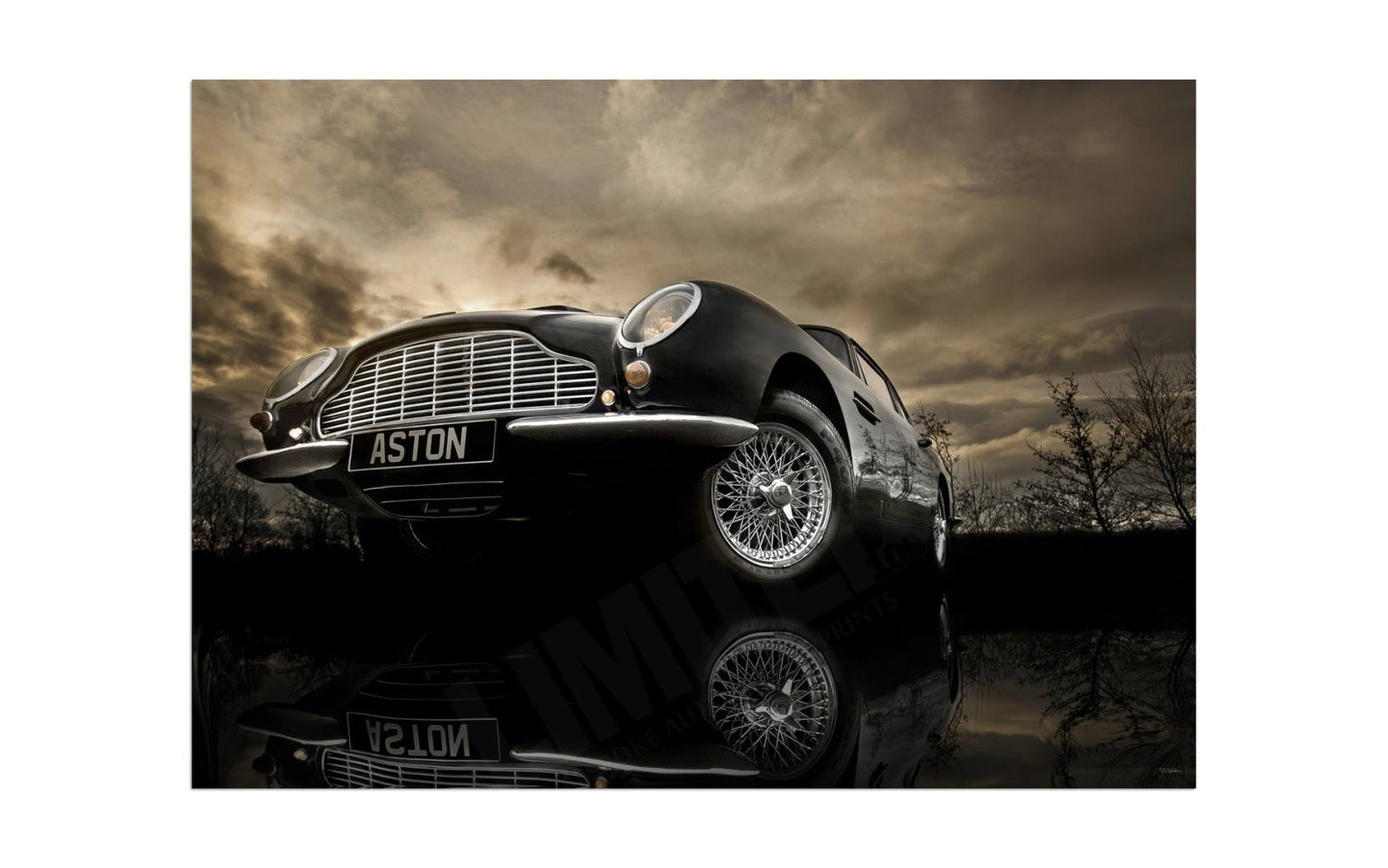 1965 Aston Martin DB6 at dawn