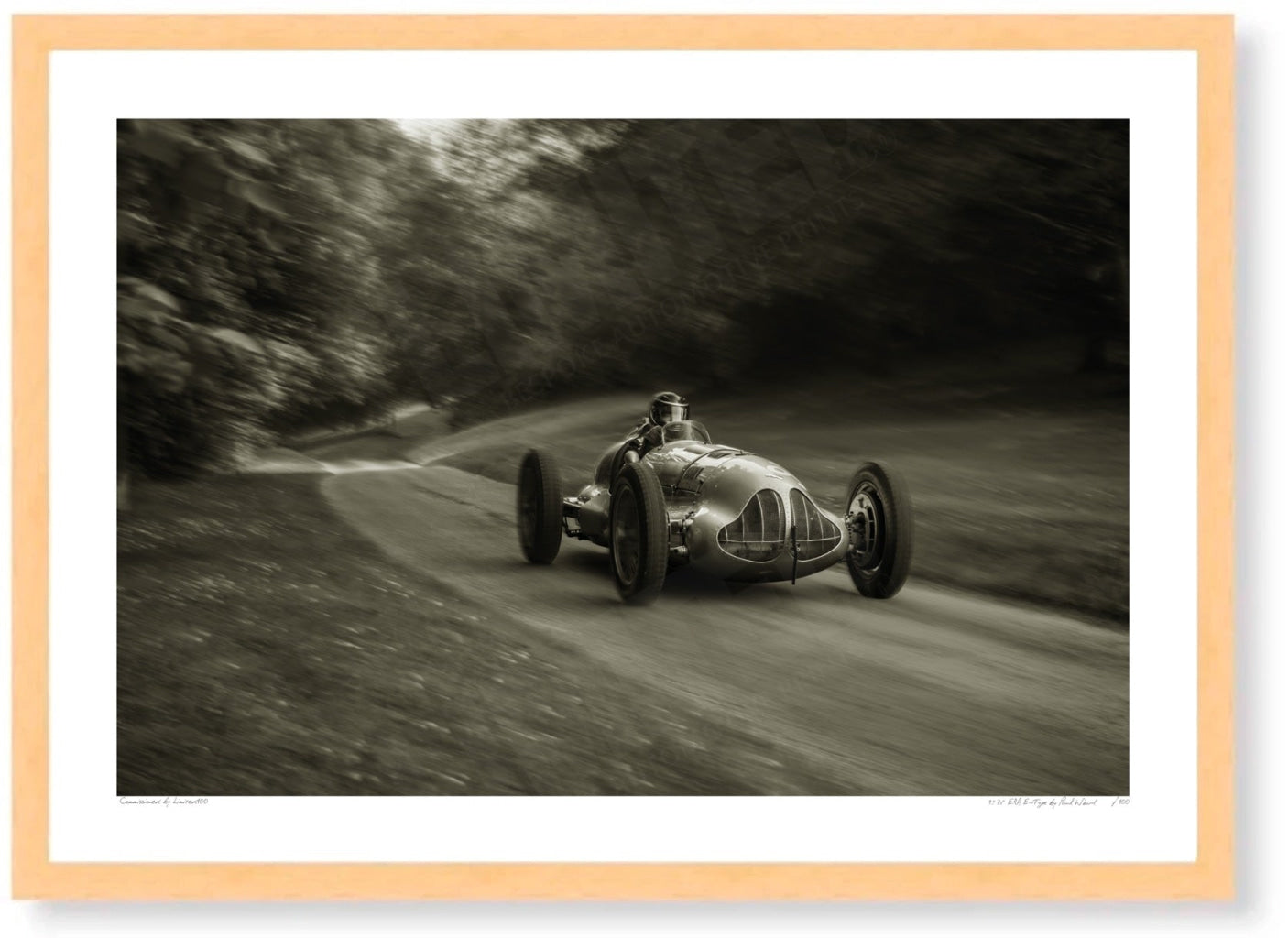 1938 ERA E-Type at Prescott Hill Climb