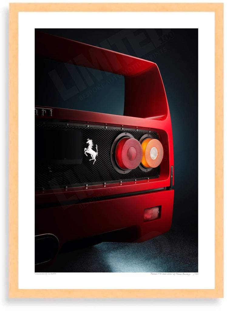 Ferrari F40 rear detail