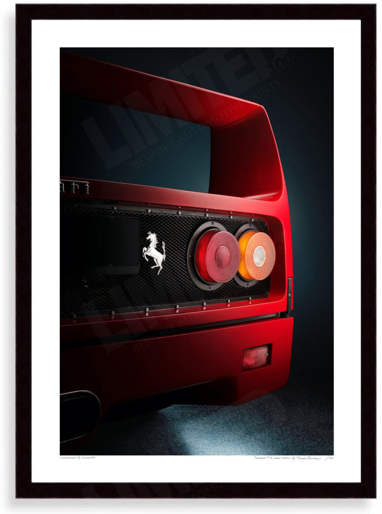 Ferrari F40 rear detail