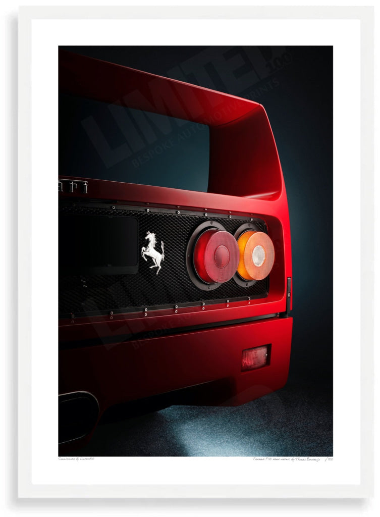 Ferrari F40 rear detail