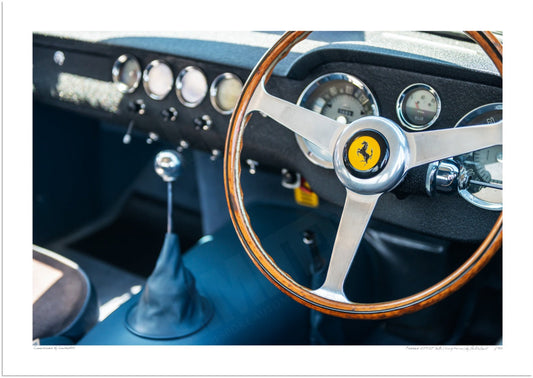 Ferrari 250 GT SWB (Stirling Moss car) at Shelsley Walsh [interior]