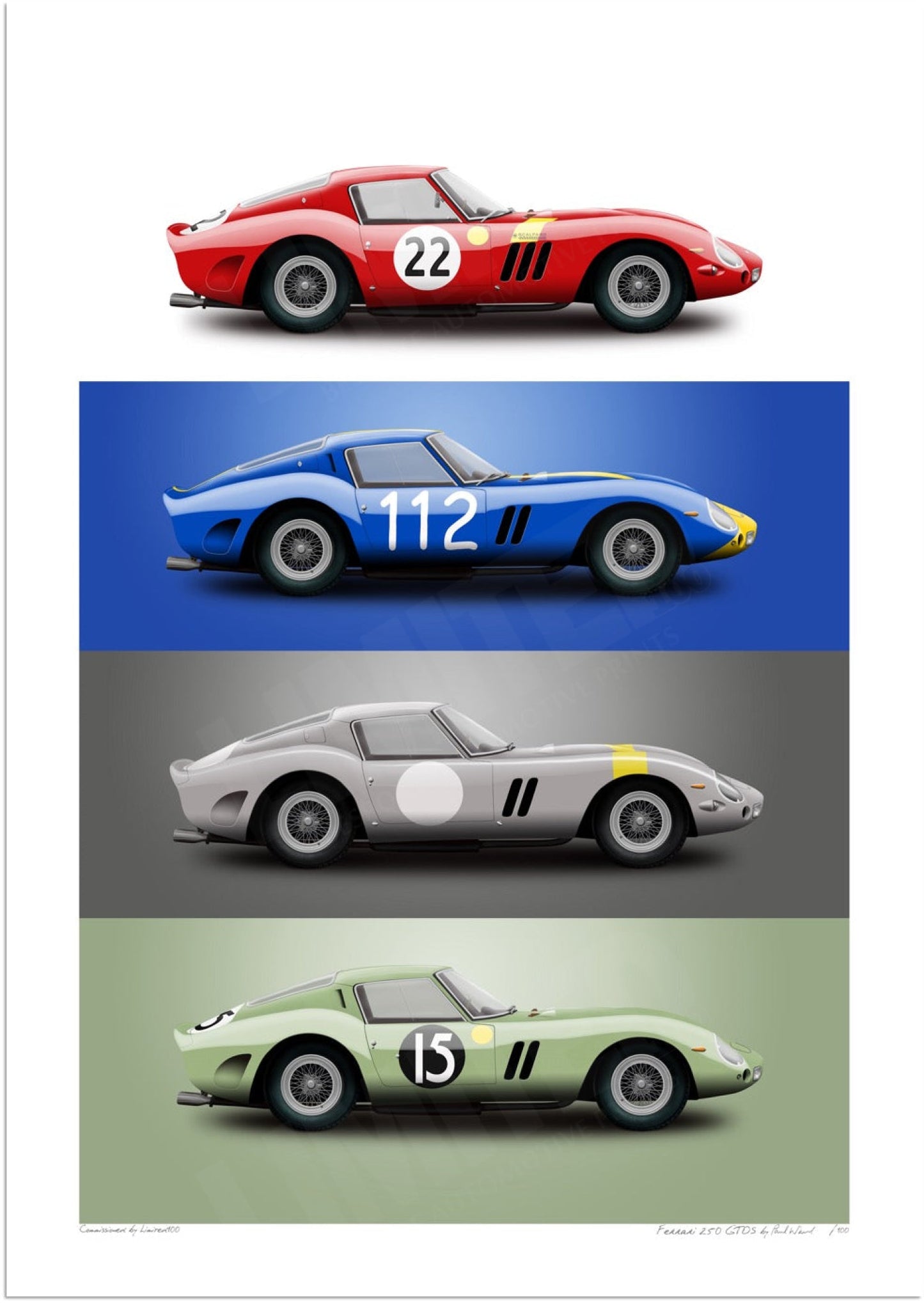 Ferrari 250 GTOs (4 in 1)