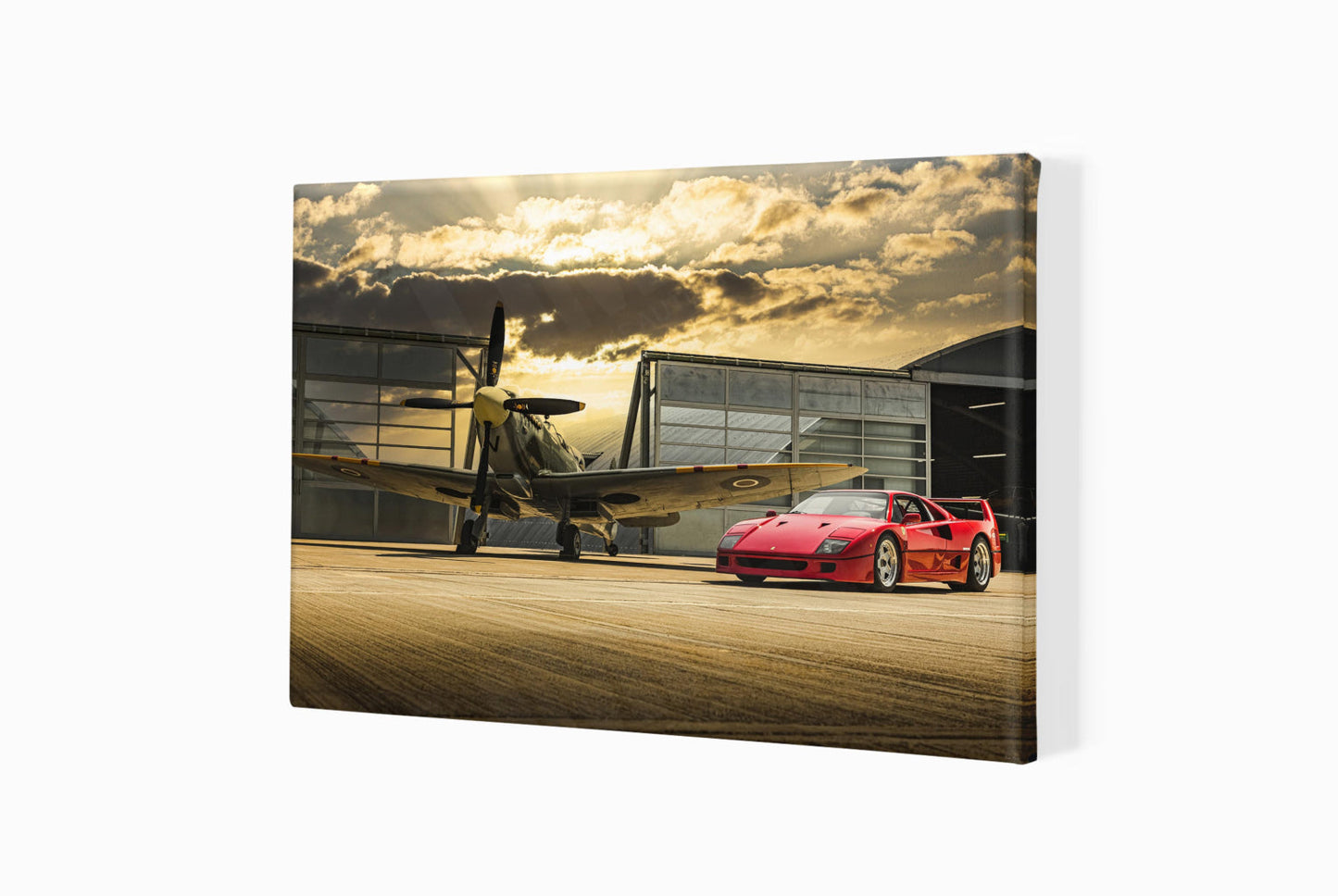 Ferrari F40 at Sywell Aerodrome