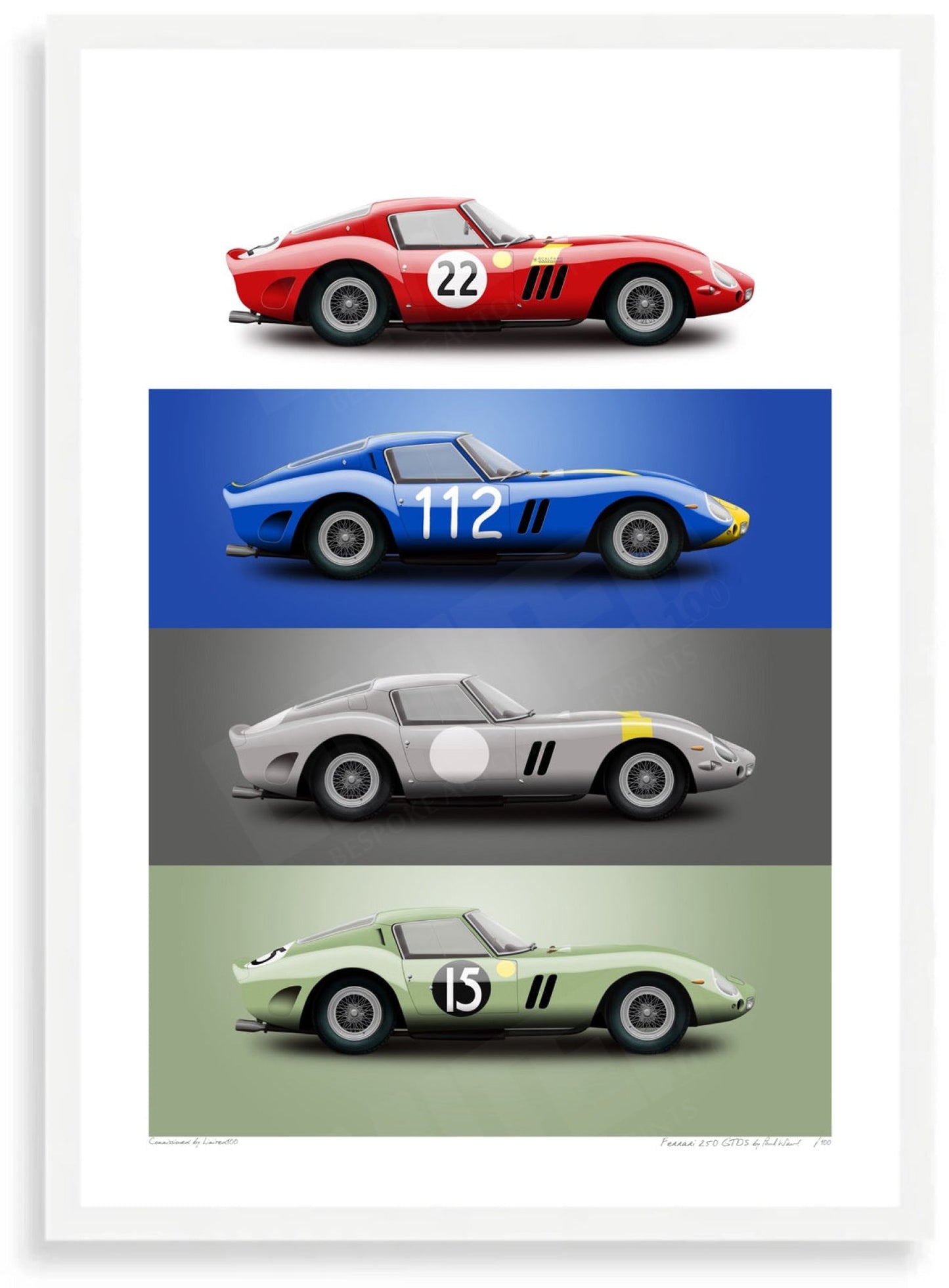 Ferrari 250 GTOs (4 in 1)