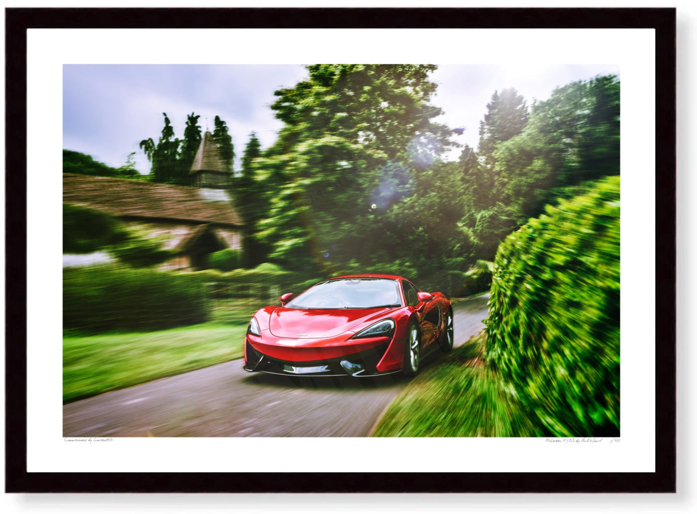 McLaren 570S in the Cotswolds