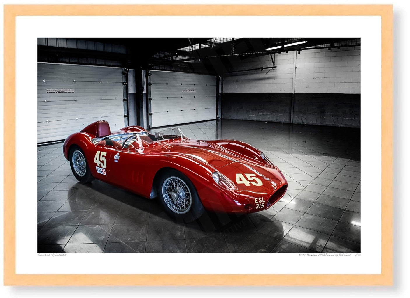 1957 Maserati 250S by Fantuzzi at Silverstone Classic