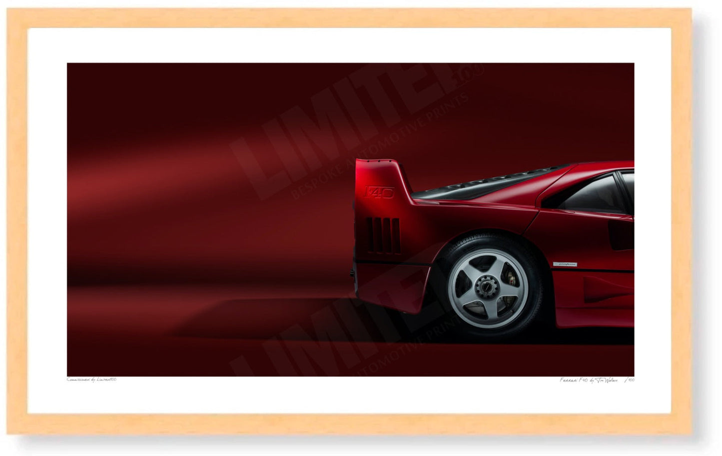 Ferrari F40 (side profile)