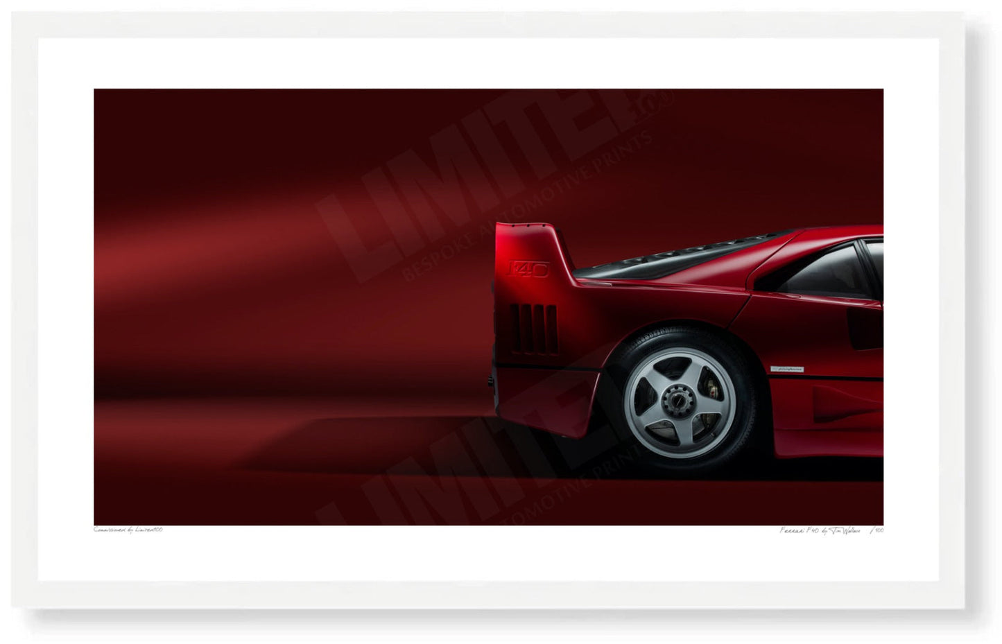 Ferrari F40 (side profile)